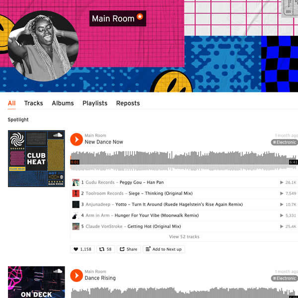 Soundcloud Curated Playlists Label Worx 