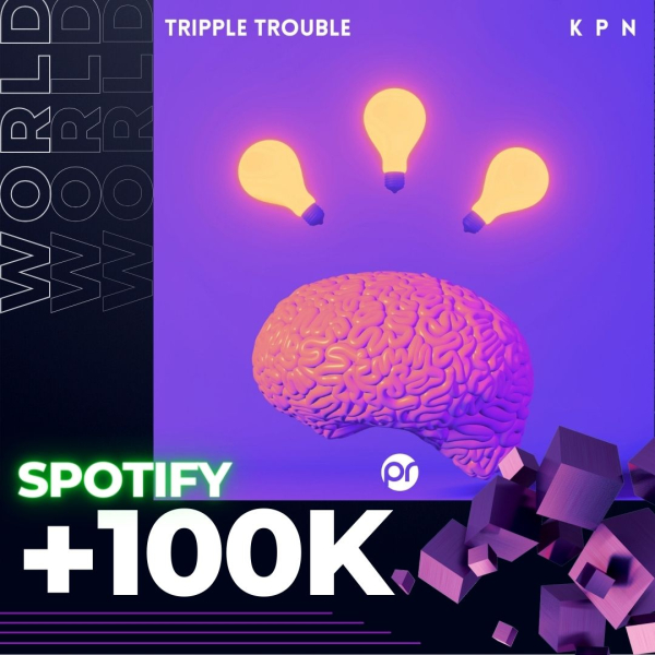Tripple Trouble reaches over 100K on Spotify